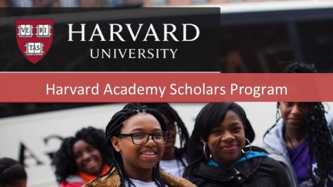 Harvard University Academy Scholarship